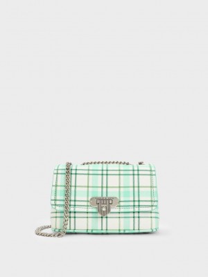 Charles & Keith Alcott Push-Lock Chain Bag Mehrfarbig | DESP74326