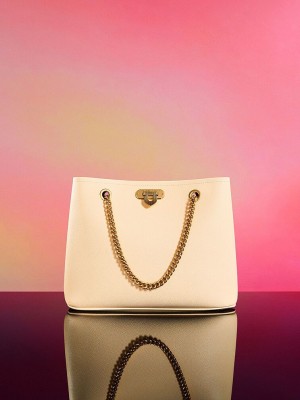 Charles & Keith Alcott Tote Bag Beige | HETA08671