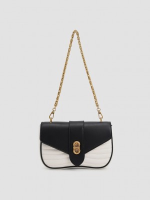 Charles & Keith Aubrielle Panelled Crossbody Bag Mehrfarbig | DFVH93718