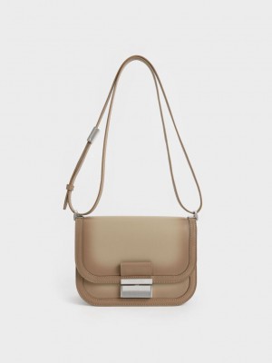 Charles & Keith Charlot Bag Braun | RGKS32058