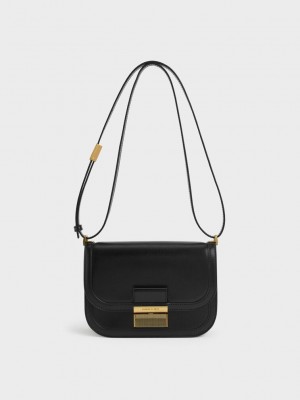 Charles & Keith Charlot Bag Schwarz | GTXE96483
