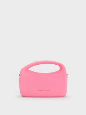 Charles & Keith Cocoon Top Handle Bag Rosa | PGOB90584