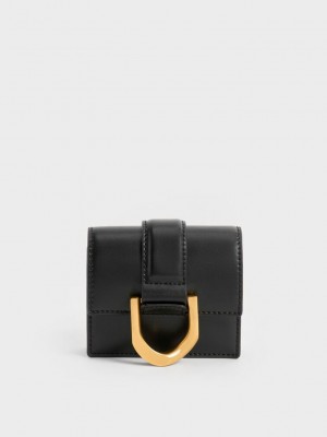 Charles & Keith Gabine Chain-Link Card Holder Schwarz | EJQH21964
