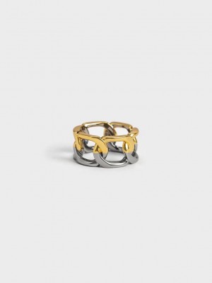 Charles & Keith Gabine Chain-Link Ring Mehrfarbig | BWLC85329