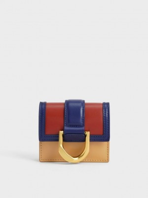 Charles & Keith Gabine Colour-Block Chain-Link Cardholder Mehrfarbig | AGYF31520