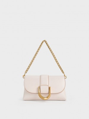 Charles & Keith Gabine Crossbody Bag Rosa | QBLS64830