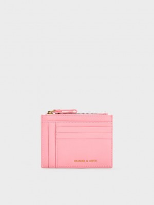 Charles & Keith Multi-Slot Card Holder Rosa | LBZE87531