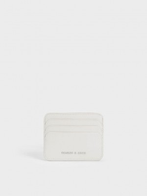 Charles & Keith Multi-Slot Card Holder Weiß | JLNZ85230