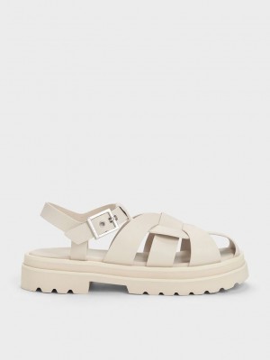 Charles & Keith Nell Gladiator Sandals Rosa | FECJ03458