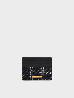 Charles & Keith Tweed Card Holder Mehrfarbig | FTQU72185