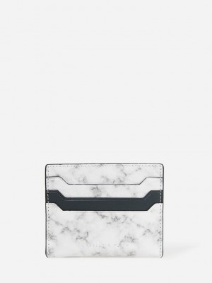 Charles & Keith Two-Tone Multi Slot Card Holder Grau | ELYZ25601