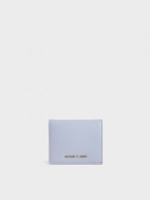 Charles & Keith Zip Around Kurzes Wallet Hellblau | NYHB83751