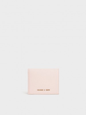 Charles & Keith Zip Around Kurzes Wallet Hellrosa | KJZH29658