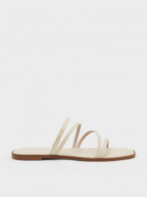 Charles & Keith lliana Riemchen Badelatschen Sandals Rosa | FYIE41279